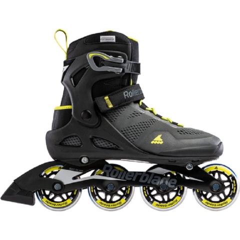 Rollerblade Rolschaatsen - Macroblade 80 - Black/Limoen - Rollerblade - 40,5 - Rolschaatsen