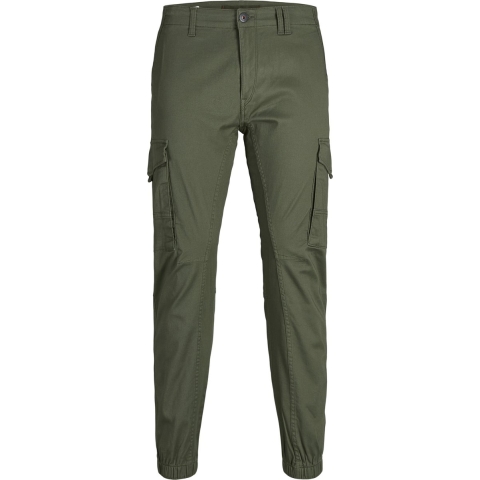 Jack & Jones Broek - JpstPaul - Noos - Olive Nacht - Jack & Jones - 7 jaar (122) - Broeken - Katoen