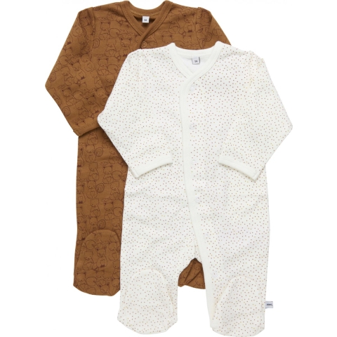 Pippi Baby Boxpak - Pyjamapak - 2-pack - Klatergoud - Pippi Baby - 68 - Boxpak