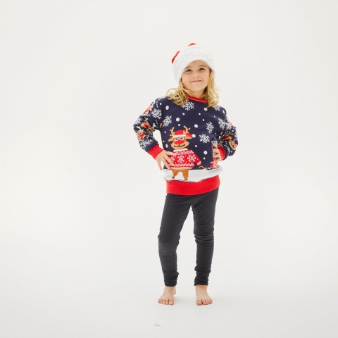 Jule-Sweaters Blouse - De meebrengende kerstcadeautrui - Hub - Jule-Sweater - 3-4 jaar (98-104) - Blouse