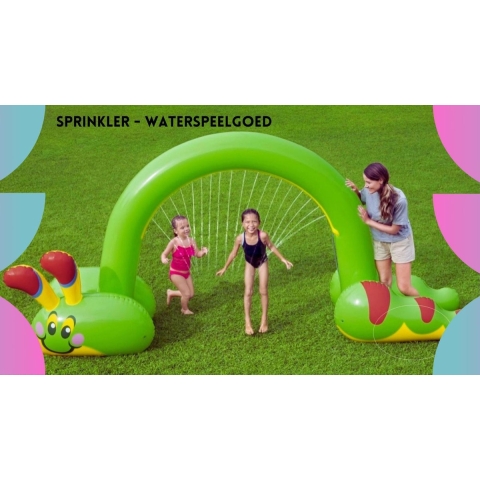 Bestway Opblaasbare sproeier - 338x110x188 cm - Jumbo Rups - Bestway - OneSize - Sproeier