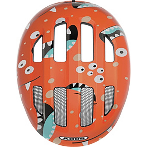 Abus Fietshelm - Smiley 3,0 - Oranje Monster - Abus - 51-55 cm - Fietshelm