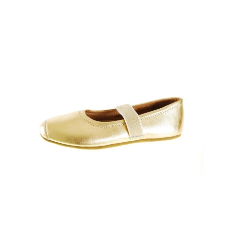 Bisgaard Ballerina Pantoffels - Goud - Bisgaard - 36 - Leren Slippers