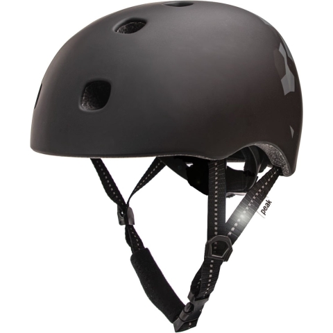 Crazy Safety Fietshelm - Helling - Black Pleinen - Crazy Safety - 53-56 cm - Fietshelm