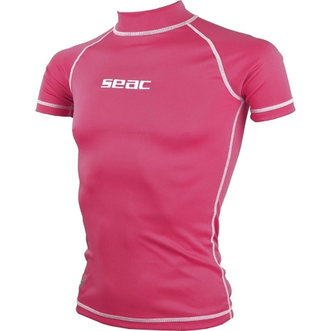 Seac Zwemtop - T-zon Short - UV50+ - Roze - Seac - 9 jaar (134) - Badmode