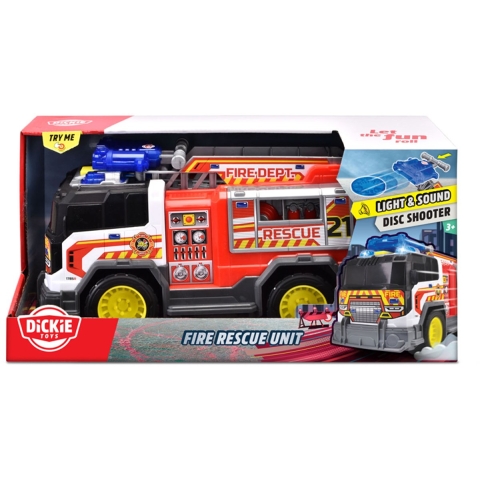 Dickie Toys Auto - vier Reddingseenheid - Licht/geluid - Dickie Toys - OneSize - Auto