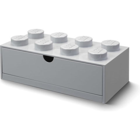 LEGO® Storage Opberglade - 8 Knoppen - 31x15x9 - Grijs - LEGO® Storage - OneSize - Lade