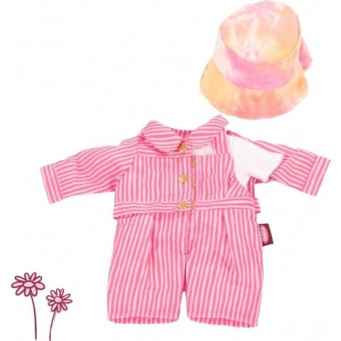 Götz Poppenkleding - 30-33 cm - Roze-Gestreept - Götz - OneSize - Poppenkleding