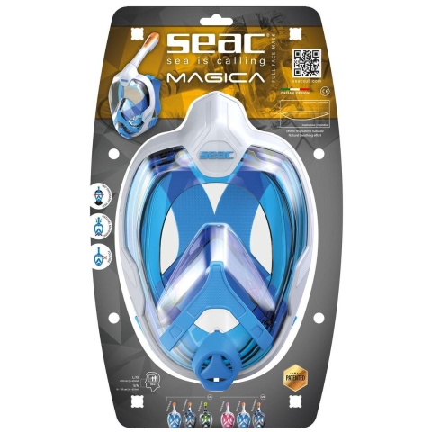 Seac Snorkelmasker - Magica - Wit/Oranje - Seac - S/M - Duikmasker