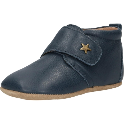 Bisgaard Leren Slippers - Navy m. Ster - Bisgaard - 26 - Leren Slippers