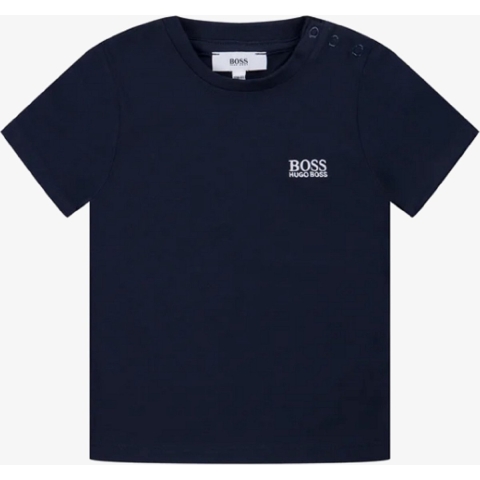 BOSS T-Shirt - Navy m. Logo - BOSS - 1½ jaar (86) - T-Shirt