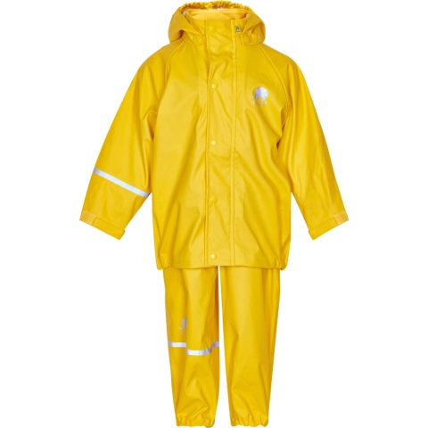 CeLaVi Regenkleding m. Bretellen - PU - Geel - CeLaVi - 100 - Regenkleding