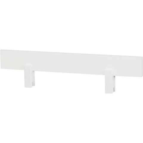Hoppekids Bedhekken - ECO Comfort - 100x22,5cm - Wit - Hoppekids - OneSize - Bedhekken
