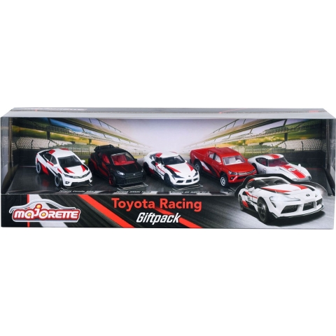 Majorette Auto's - 5-pack - Toyota Racing - Majorette - OneSize - Auto
