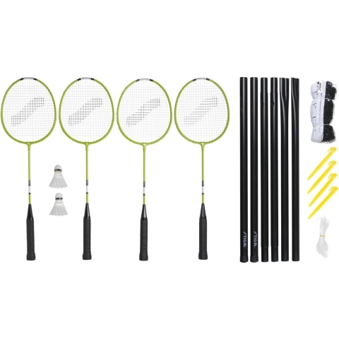 Stiga Badminton Set - Weekend WS - 8 Onderdelen - Groen - Stiga - OneSize - Toebehoren