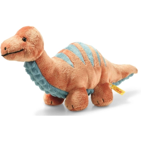 Steiff Knuffel - 28 cm - Bronko Brontosaurus - Dark Oranje - Steiff - OneSize - Knuffel