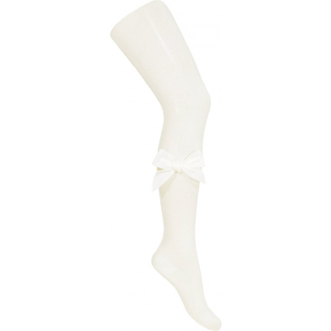 Condor Panty's m. Velours Strik - Off White - Condor - 3-4 jaar (98-104) - Panty's