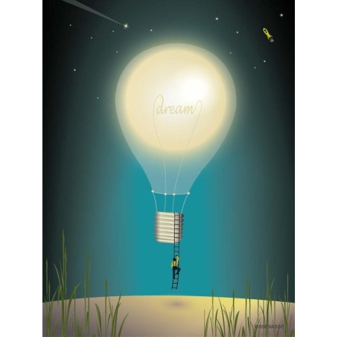 Vissevasse Poster - 30x40 - Dreaming - Vissevasse - OneSize - Poster