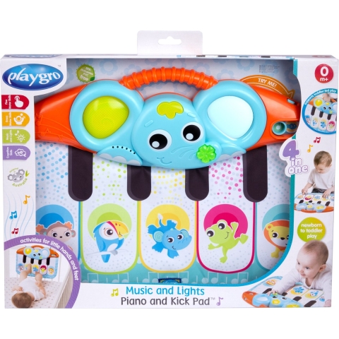 Playgro Pianomat m. Geluid en licht - Playgro - OneSize - Muziekinstrumenten