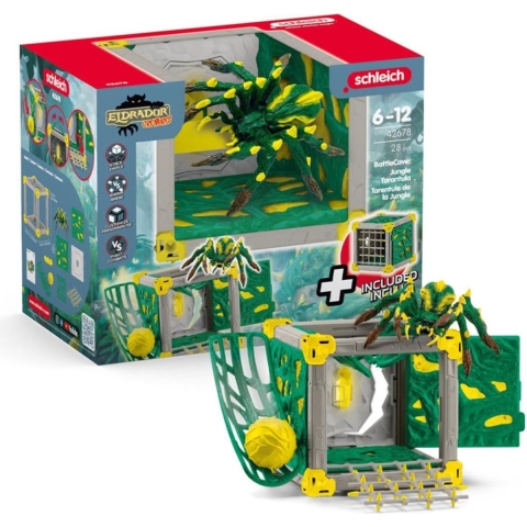Schleich Eldrador Creatures - Gevechtsgrot Jungle Tarantula 4267 - Schleich - OneSize - Speelgoedfiguur