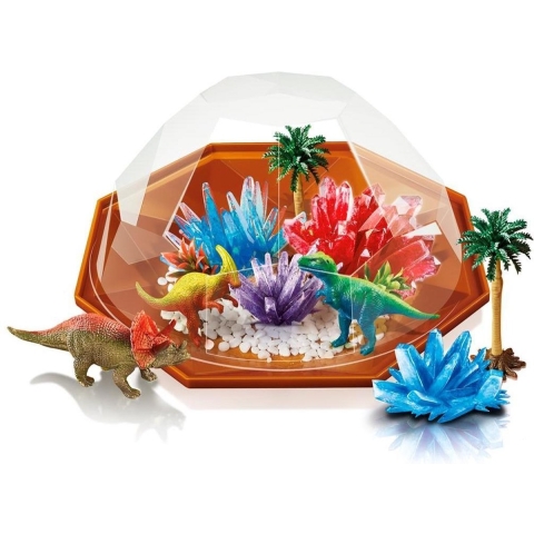 4M - Dinosaur Kristallen terrarium - 4M - OneSize - Creatieve Speelset
