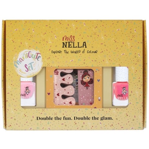 Miss Nella Manicureset - ManiCute - Roze - Miss Nella - OneSize - Nagellak