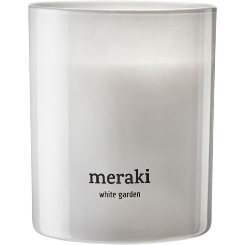 Meraki Geurkaars - 200 g - White Garden - Meraki - OneSize - Geurkaars