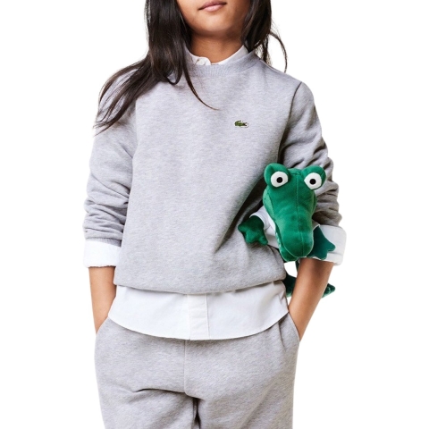 Lacoste Sweatshirt - Silver Glans - Lacoste - 8 jaar (128) - Sweatshirt