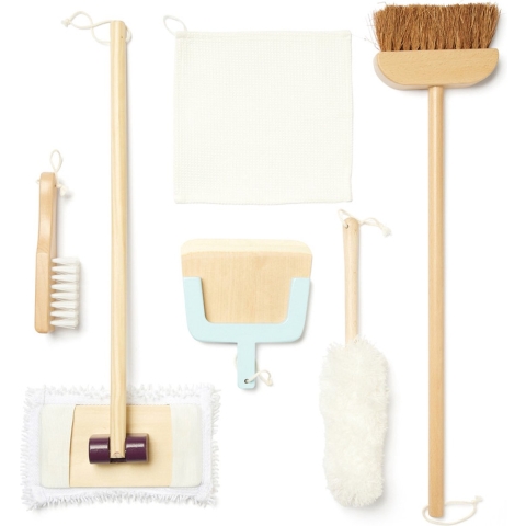 Kids Concept Reinigingsset - Hout - Kids Concept - OneSize - Speelgoed