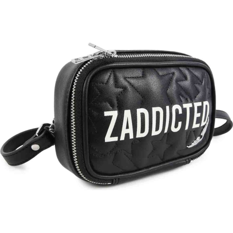 Zadig & Voltaire Schoudertas/Heuptasje - Zwart m. Tekst - Zadig & Voltaire - OneSize - Schoudertas