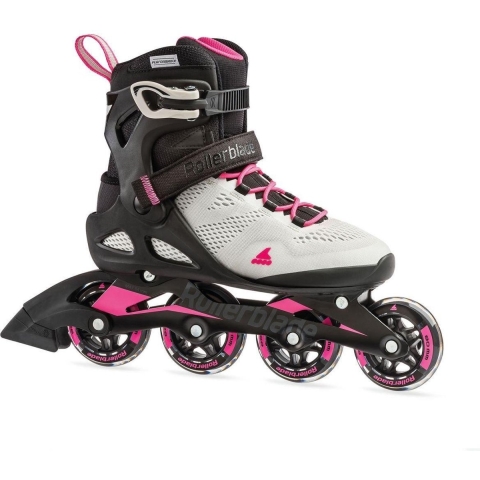 Rollerblade Rolschaatsen - Macroblade - 80 W - Grijs/Coral - Rollerblade - 38 - Rolschaatsen
