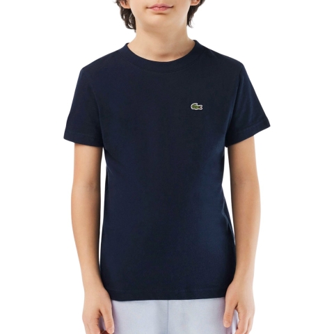 Lacoste T-Shirt - Navy - Lacoste - 8 jaar (128) - T-Shirt