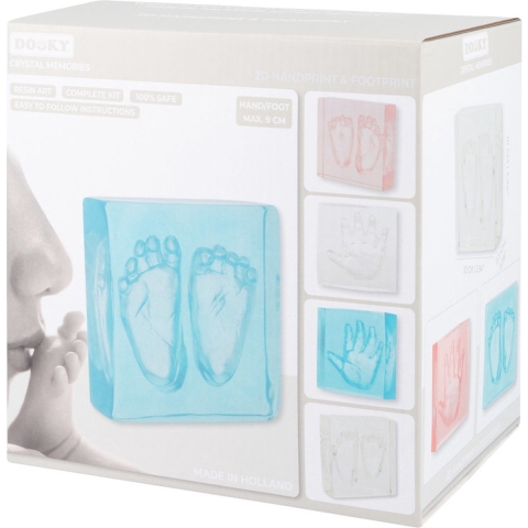 Dooky Hand- en voetafdrukset - Crystal Meories 2D - Dooky - OneSize - Creatieve Speelset