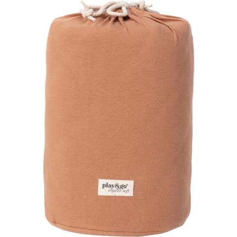 Play&Go Speelmat - Ø120 - Soft Organic - Geelbruin Brown - Play&Go - OneSize - Speelmat