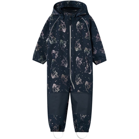 Name It Softshellpak m. Fleece - Noos - NmfAlfa08 - Dark Sapph - Name It - 3 jaar (98) - Softshell