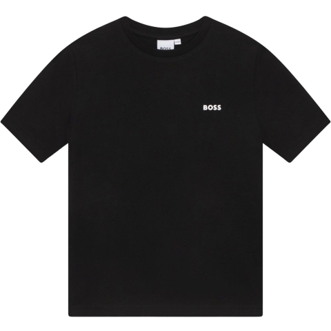 BOSS T-Shirt - Zwart - BOSS - 8 jaar (128) - T-Shirt