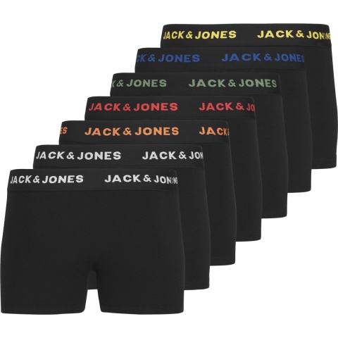 Jack & Jones Boxershorts - 7-pack - Jacbasic - Zwart - Jack & Jones - 16 jaar (176) - Boxershorts