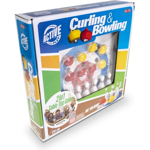 TACTIC Spel - Krullen & Bowling - 2-in-1 - Active Play - TACTIC - OneSize - Spel