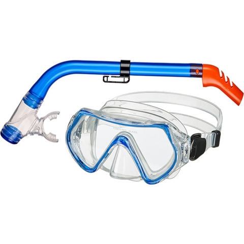 BECO Snorkelset - Ancona 4+ - Blauw - BECO - OneSize - Snorkel