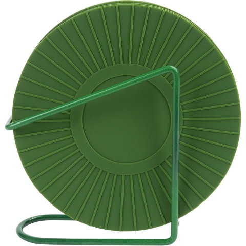 Krumble Glasonderzetter - Set van 5 + houder - Silicone - Groen