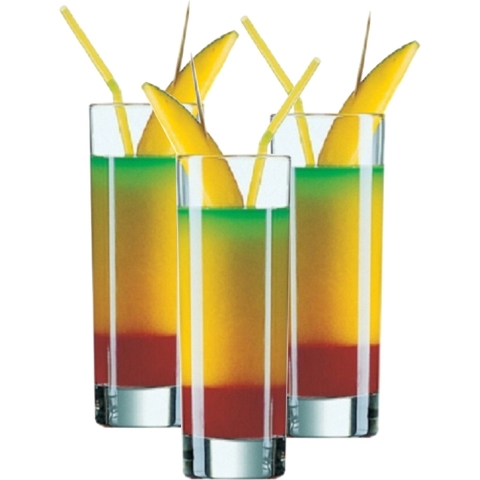 Arcoroc longdrinkglazen - set 12x stuks - 310 ml - glas - transparant -