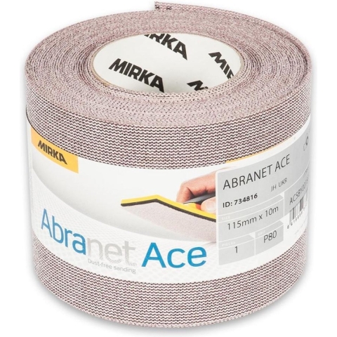 Mirka ABRANET ACE | 115mm x 10m | Grip | RLL | P120 - AC5BY001123R