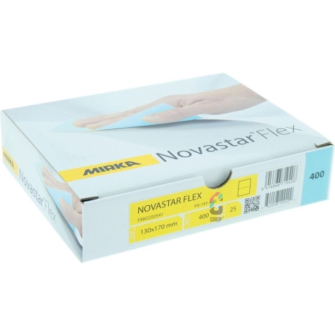 Mirka NOVASTAR | FLEX 130x170mm | Grip Perf. | 400 | 25/verpakking - FX6CC02541