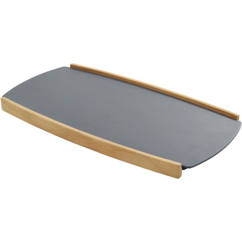 Luz Serving Tray Teak Aluminium - 4so