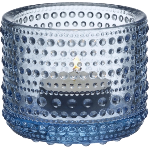 Iittala Kastehelmi Waxinelichthouder Aqua