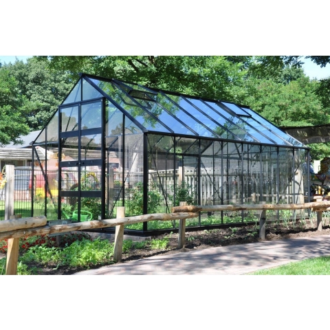 Bourton 1610, zwart gecoat, veiligheidsglas 3mm - Royal well