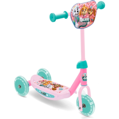 Nickelodeon Paw Patrol 3 wiel kinderstep meisjes roze/lichtblauw