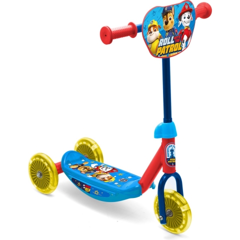 Nickelodeon Paw Patrol 3 wiel kinderstep jongens blauw/rood/geel