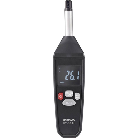 VOLTCRAFT HY-80 TH Luchtvochtigheidsmeter (hygrometer) 0 % Hrel 100 % Hrel Set hygrometer