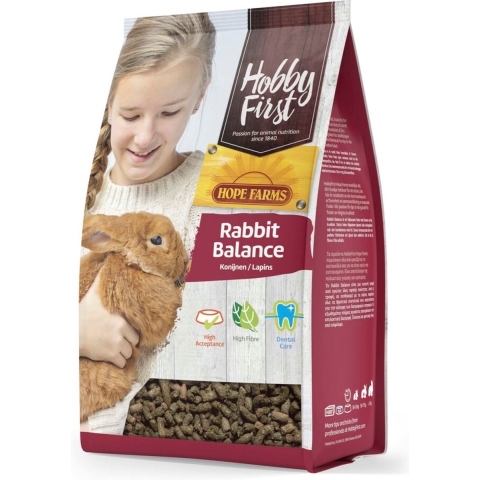 3x HobbyFirst Hope Farms Konijn Balance 1,5 kg